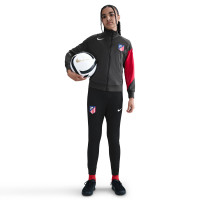 Nike Atletico Madrid Strike Trainingspak Full-Zip 2025-2026 Kids Grijs Zwart Rood Wit