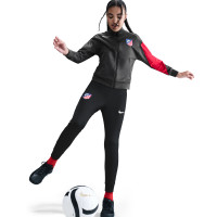 Nike Atletico Madrid Strike Trainingspak Full-Zip 2025-2026 Kids Grijs Zwart Rood Wit