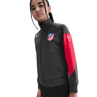 Nike Atletico Madrid Strike Trainingspak Full-Zip 2025-2026 Kids Grijs Zwart Rood Wit