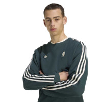 adidas Juventus Terrace Icons Sweat-Shirt Vert Foncé Blanc