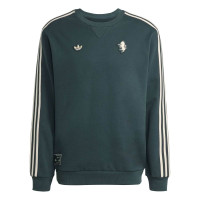 adidas Juventus Terrace Icons Sweat-Shirt Vert Foncé Blanc