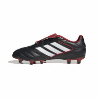 adidas Copa Gloro 2 Gazon Naturel Chaussures de Foot (FG) Noir Blanc Rouge