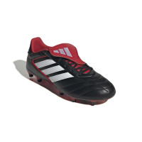 adidas Copa Gloro 2 Gazon Naturel Chaussures de Foot (FG) Noir Blanc Rouge