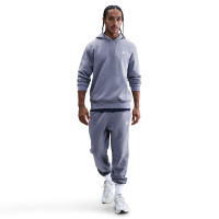 Sweat à capuche polaire Nike Sportswear Club violet clair blanc