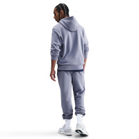 Sweat à capuche polaire Nike Sportswear Club violet clair blanc