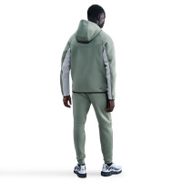 Nike Tech Fleece Sportswear Joggingbroek Donkergroen Beige