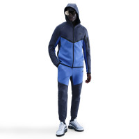 Nike Tech Fleece Sportswear Trainingspak Donkerblauw Paars