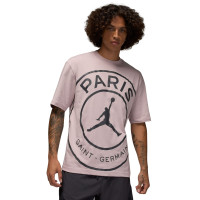 Nike Paris Saint-Germain x Jordan T-Shirt Rose Clair Noir