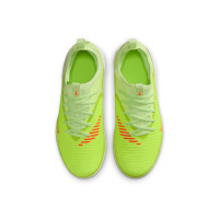 Nike Phantom 6 Low Academy Chaussures de Foot en Salle (IN) Enfants Jaune Orange Noir