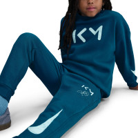 Nike Kylian Mbappé Club Fleece Pantalon de Jogging Enfants Bleu-Vert Bleu Clair
