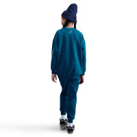Nike Kylian Mbappé Club Fleece Pantalon de Jogging Enfants Bleu-Vert Bleu Clair