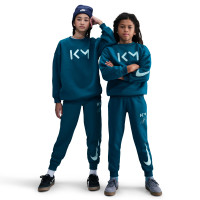 Nike Kylian Mbappé Club Fleece Pantalon de Jogging Enfants Bleu-Vert Bleu Clair