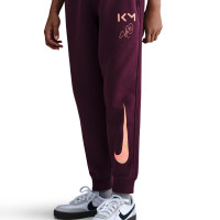 Nike Kylian Mbappé Club Fleece Survêtement de Jogging à Capuche Enfants Bordeaux Orange