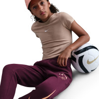 Nike Kylian Mbappé Club Fleece Survêtement de Jogging à Capuche Enfants Bordeaux Orange