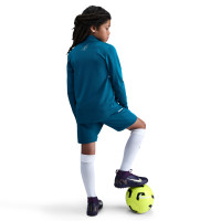 Nike Kylian Mbappé Academy Trainingsbroekje Kids Blauwgroen Lichtblauw