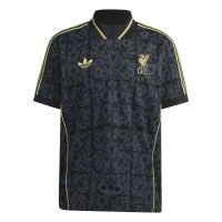 T-shirt adidas Liverpool Lifestyler gris foncé noir doré