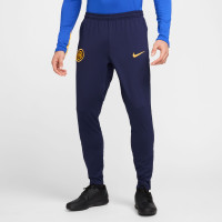 Nike Inter Milan Strike Survêtement 1/4-Zip 2024-2025 Bleu Bleu Foncé Doré