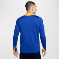 Nike Inter Milan Strike Trainingstrui 1/4-Zip 2024-2025 Blauw Goud