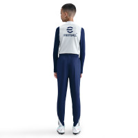 Nike Inter Milan Strike Pantalon d'Entraînement 2025-2026 Enfants Bleu Foncé Blanc