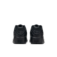Baskets Nike Air Max 90 en cuir pour enfants, noires