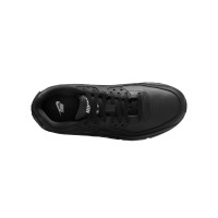 Baskets Nike Air Max 90 en cuir pour enfants, noires