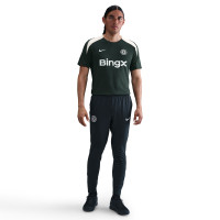 Nike Chelsea Strike Trainingsshirt 2025-2026 Donkergroen Wit