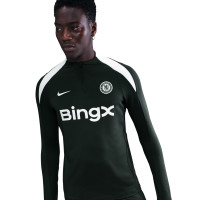 Nike Chelsea Strike Survêtement 1/4 Zip 2025-2026 Vert Foncé Blanc