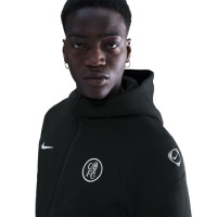 Nike Chelsea Tech Fleece Trainingspak Full-Zip 2025-2026 Zwart Wit