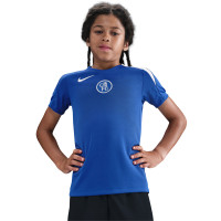 Nike Chelsea Strike Maillot d'Entraînement 2025-2026 Enfants Bleu Blanc