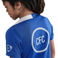 Nike Chelsea Strike Maillot d'Entraînement 2025-2026 Enfants Bleu Blanc