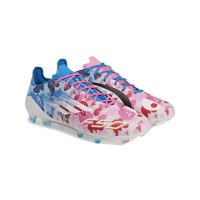 adidas F50 BAPE Elite Gazon Naturel Chaussures de Foot (FG) Rose Blanc Bleu