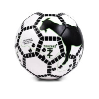 Ballon de football de rue Touzani FC Street GOAT Taille 5 blanc noir