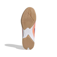 adidas F50 League Chaussures de Foot en Salle (IN) Enfants Orange Bleu Blanc