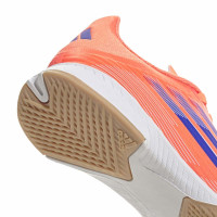adidas F50 League Chaussures de Foot en Salle (IN) Enfants Orange Bleu Blanc