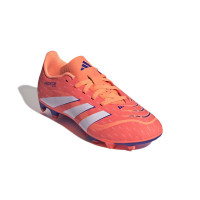adidas Predator Club Gras / Kunstgras Voetbalschoenen (MG) Kids Oranje Wit Blauw