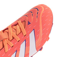 adidas Predator Club Gras / Kunstgras Voetbalschoenen (MG) Kids Oranje Wit Blauw