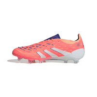 adidas Predator Elite Gras Voetbalschoenen (FG) Oranje Wit Blauw