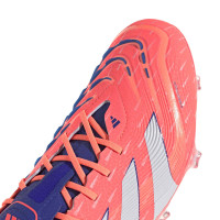 adidas Predator Elite Gras Voetbalschoenen (FG) Oranje Wit Blauw