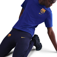 Nike FC Barcelone Tech Fleece Pantalon de Jogging 2025-2026 Mauve Foncé Doré