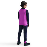 Nike FC Barcelona Strike Trainingspak 1/4-Zip 2025-2026 Kids Felpaars Donkerblauw Goud