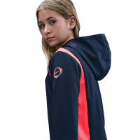 Nike FC Barcelone Strike Survêtement Full-Zip Woven 2025-2026 Enfants Bleu Foncé Orange