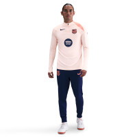 Nike FC Barcelona Strike Trainingspak 1/4-Zip 2025-2026 Oranje Donkerblauw