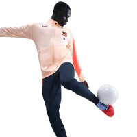 Nike FC Barcelone Strike Survêtement Full-Zip 2025-2026 Orange Bleu Foncé