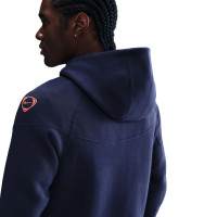 Nike FC Barcelone Tech Fleece Gilet 2025-2026 Bleu Foncé Orange