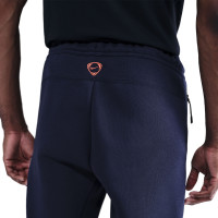 Nike FC Barcelone Tech Fleece Pantalon de Jogging 2025-2026 Bleu Foncé Orange