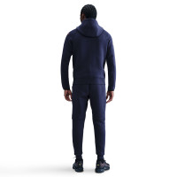 Nike FC Barcelone Tech Fleece Pantalon de Jogging 2025-2026 Bleu Foncé Orange