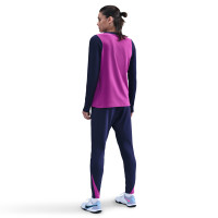 Nike FC Barcelona Strike Trainingspak 2025-2026 Dames Felpaars Donkerblauw Goud