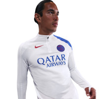 Nike Paris Saint-Germain Strike Trainingspak 1/4-Zip 2025-2026 Wit Zwart Blauw Rood