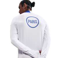 Nike Paris Saint-Germain Strike Trainingspak 1/4-Zip 2025-2026 Wit Zwart Blauw Rood