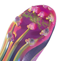 adidas F50 Lamine Yamal Elite Veterloze Gras Voetbalschoenen (FG) Paars Roze Geel